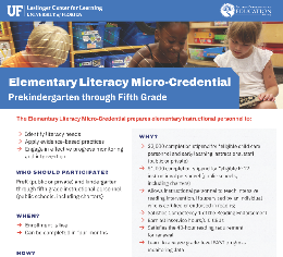 Micro-Credential Elementary Literacy Image